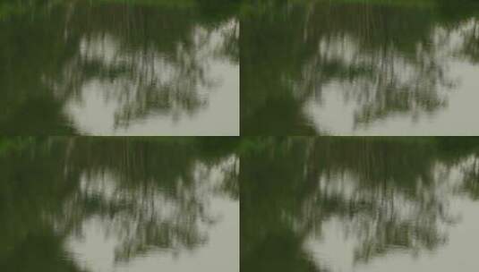 水面湖面倒影映射高清在线视频素材下载