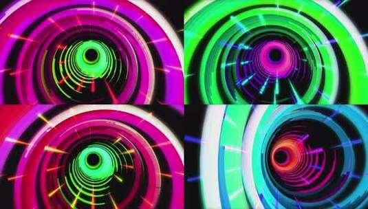 科技时空隧道 科技感隧道高清在线视频素材下载