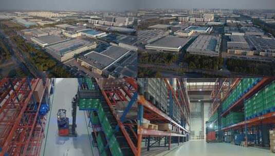 仓库物流运输实拍合集高清在线视频素材下载