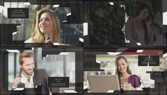 暖色调唯美清新商业宣传AE模板高清AE视频素材下载