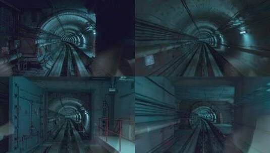 广州_APM地铁隧道_延时4K高清在线视频素材下载