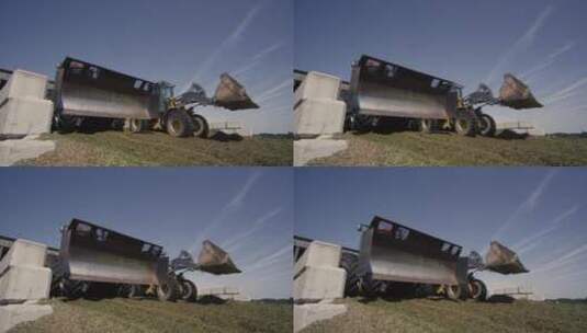 农场的拖拉机高清在线视频素材下载