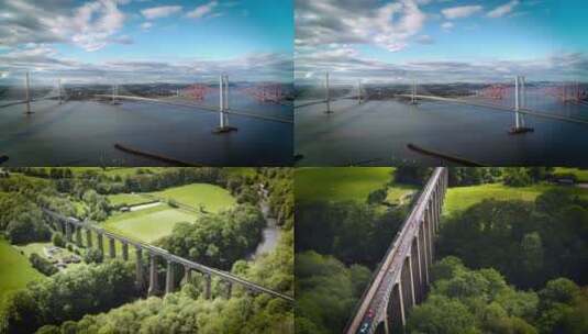 各种桥梁镜头高清在线视频素材下载