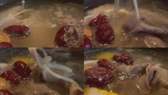 老北京涮羊肉麻酱小料高清在线视频素材下载