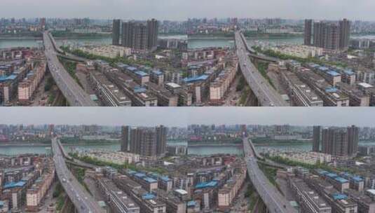 湖南衡阳湘江大桥日转夜延时摄影4k高清在线视频素材下载
