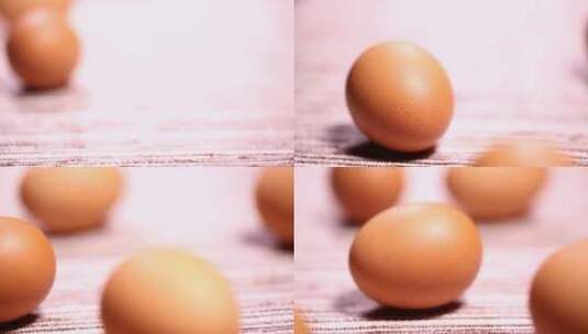 【镜头合集】鸡蛋鸡子蛋白质高清在线视频素材下载