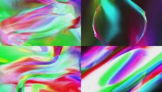 唯美抽象色彩流动艺术高清在线视频素材下载