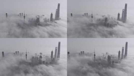 上海平流雾高清在线视频素材下载