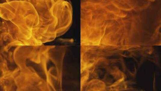 快速燃烧的火焰 (3)高清在线视频素材下载