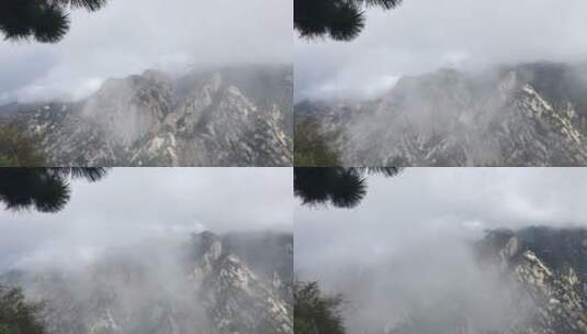 华山风景02高清在线视频素材下载