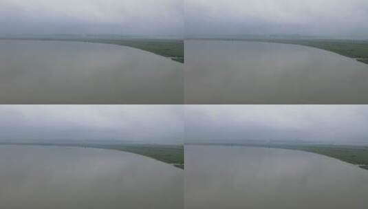 湖南岳阳洞庭湖长江航拍高清在线视频素材下载