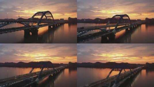 复兴大桥高清在线视频素材下载