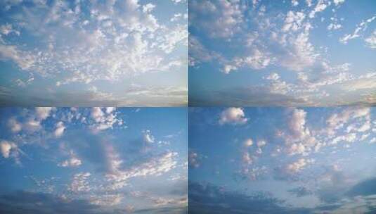 天空云延时小清新云朵飘动蓝天白云变化多云高清在线视频素材下载