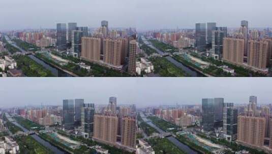 【4K】郑州花园路东风渠高清在线视频素材下载
