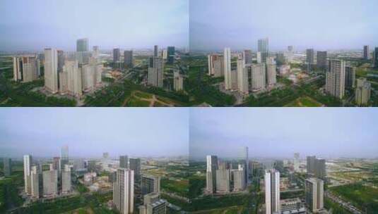 4K航拍城市广州南站新城高清在线视频素材下载