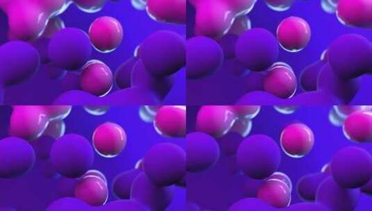 紫色球动态视频高清在线视频素材下载