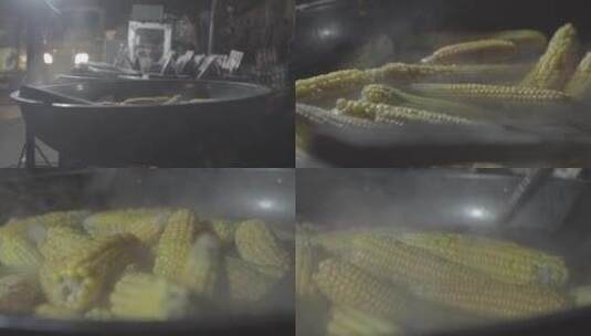 水煮玉米高清在线视频素材下载