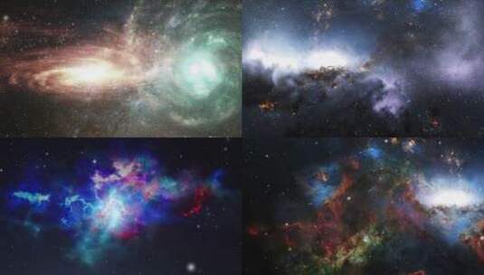 宇宙星空星云穿梭高清在线视频素材下载