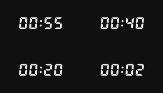 60秒倒计时高清在线视频素材下载