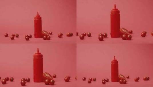 番茄酱广告素材高清在线视频素材下载