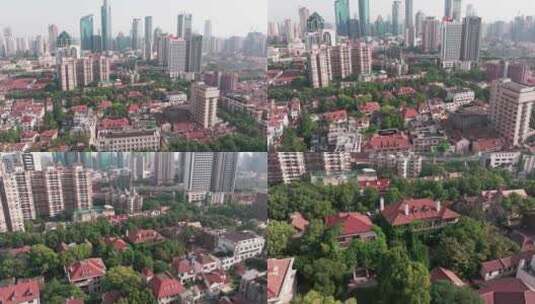 上海城市建筑航拍高清在线视频素材下载