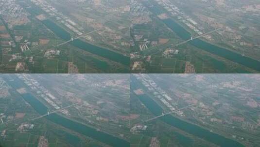 北京密云潮白河云蒙大桥 高空航拍高清在线视频素材下载