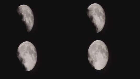月亮移动特写月亮高清在线视频素材下载