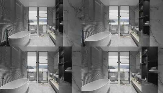 现代卫生间洗手间浴室_008A高清在线视频素材下载