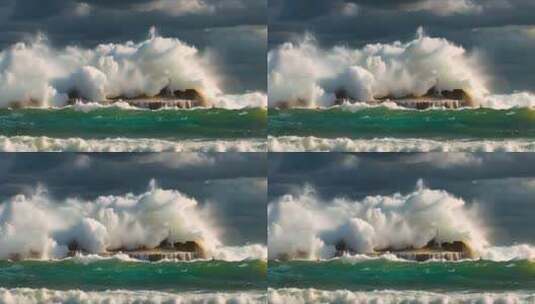 大海海浪-8高清在线视频素材下载
