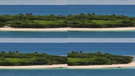 菲律宾达沃小岛的白沙滩高清在线视频素材下载