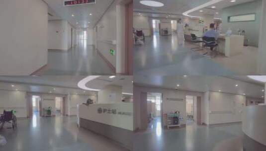 住院部医院医生病人人流视频素材高清在线视频素材下载