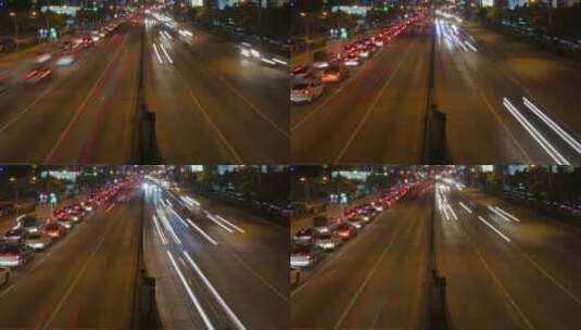 交通之夜高清在线视频素材下载