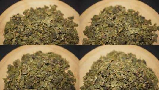 桑叶茶干桑叶花茶中医中药代茶饮高清在线视频素材下载