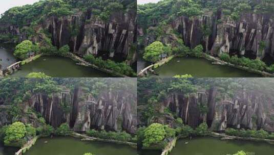 绍兴东湖景区航拍高清在线视频素材下载