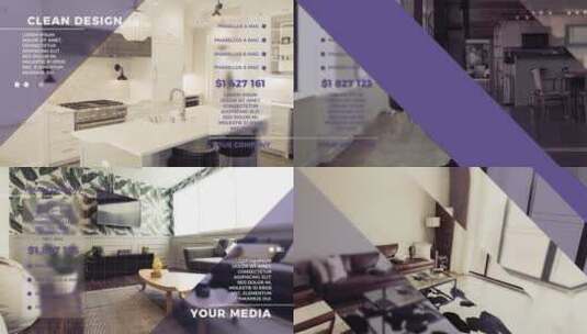 简约干净的房地产促销宣传视频AE模板高清AE视频素材下载