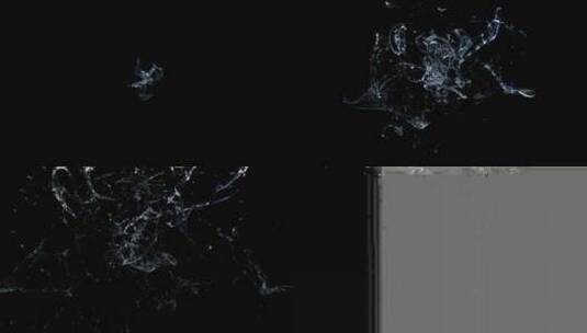 62液体水花飞舞变换渲染素材AE模板高清AE视频素材下载