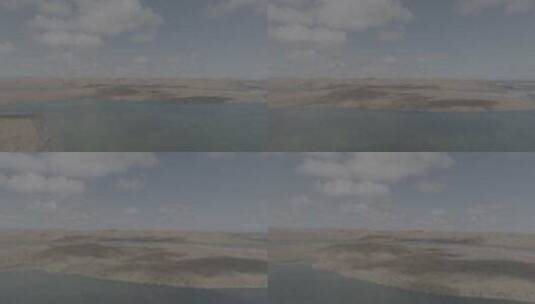 新疆博斯腾湖06高清在线视频素材下载