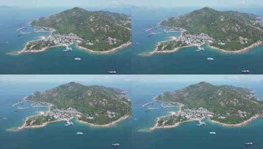 珠海外伶仃岛航拍高清在线视频素材下载