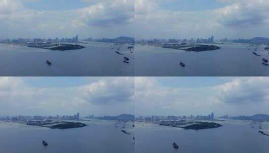 广州南沙横沥岛高清在线视频素材下载