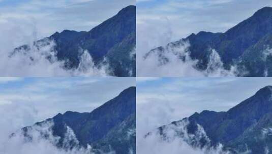 雨后高山云雾缭绕高清在线视频素材下载