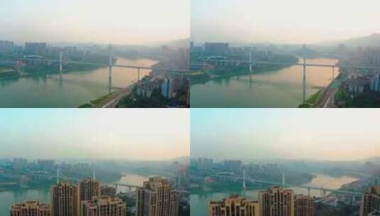 重庆双碑大桥高清在线视频素材下载