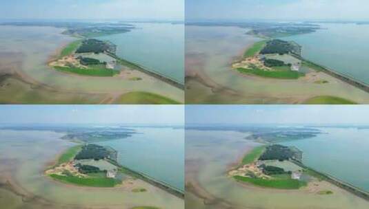 江西鄱阳湖湿地公园航拍【4K60】高清在线视频素材下载