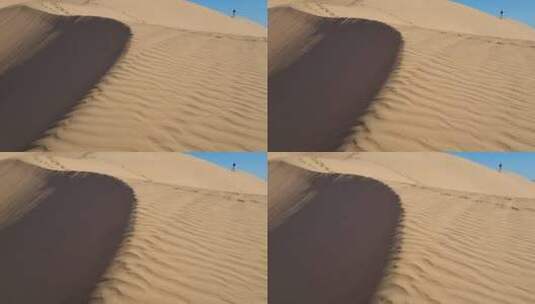 摩洛哥沙漠的沙丘。高清在线视频素材下载