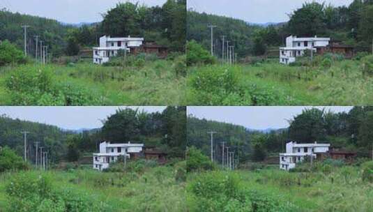 农村老房子山间小屋生态高清在线视频素材下载