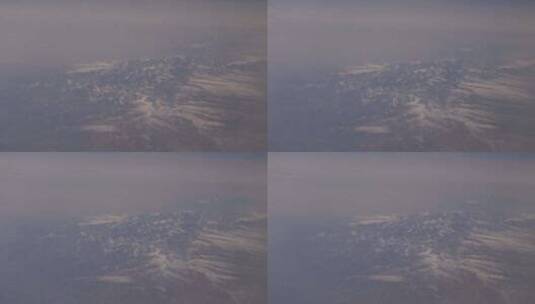 飞机上看雪山高清在线视频素材下载