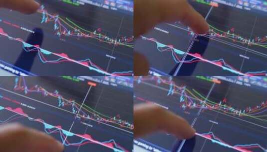 数据 金融 股票 图表高清在线视频素材下载
