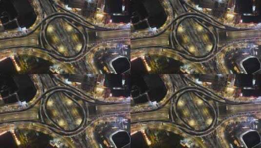 广州城市道路车流高清在线视频素材下载