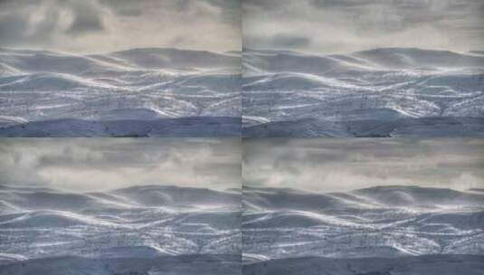 美丽的雪山延时拍摄高清在线视频素材下载