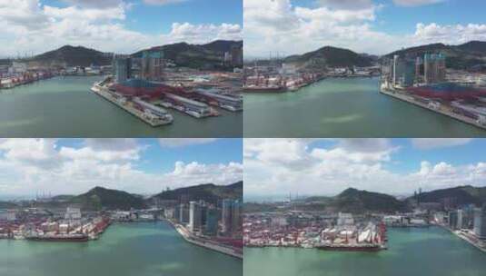 深圳蛇口邮轮码头高清在线视频素材下载