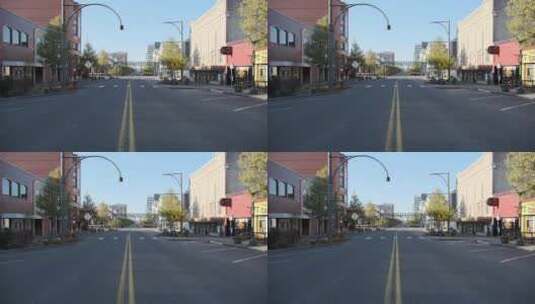 空旷的街道高清在线视频素材下载